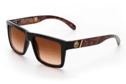 VISE Sunglasses: Woodgrain Customs 4 VISE Sunglasses: Woodgrain Customs -Heat Wave Visual Woodgrain Brown Lurk Angle