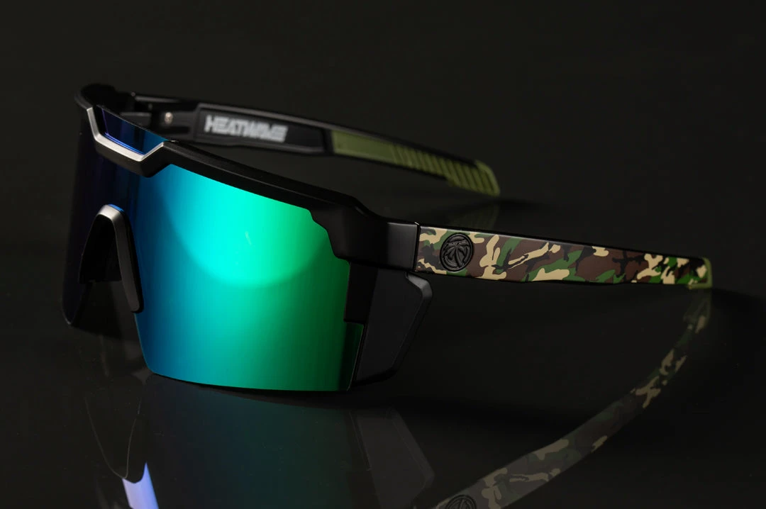 Future Tech Sunglasses: Woodland Camo Customs Z87+ Future Tech Sunglasses: Woodland Camo Customs Z87+ -Heat Wave Visual Woodland