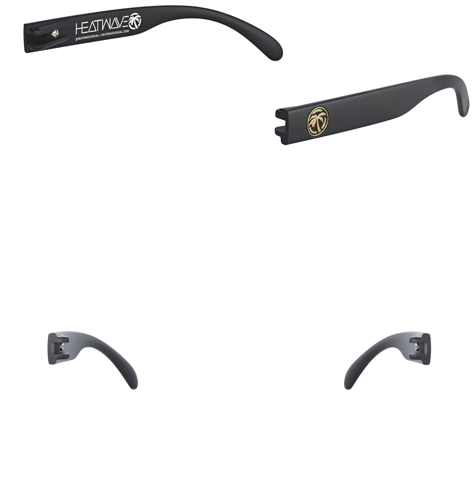 Custom XL Vise Custom XL Vise -Heat Wave Visual arm black with gold emblems cc7ee4f7 73db 429a 8abe e559f5448ffc