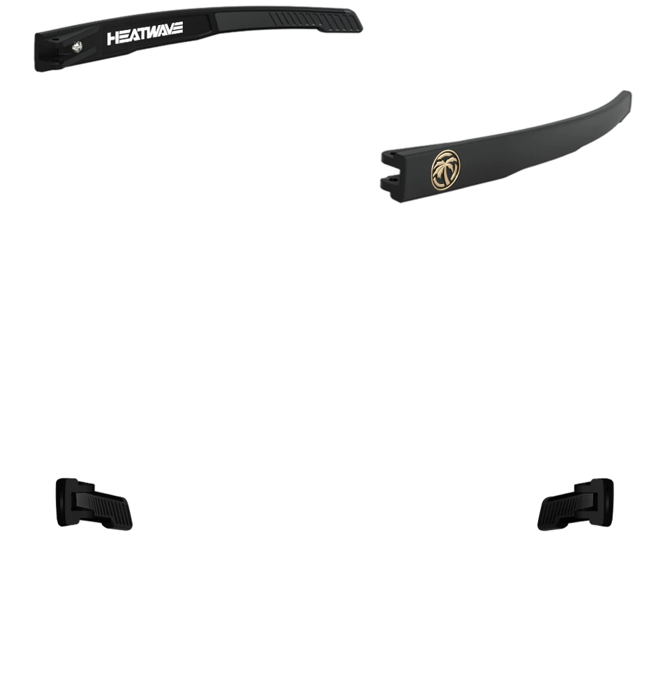 Custom Future Tech Custom Future Tech -Heat Wave Visual arm performance black with black and gold emblems