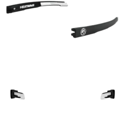 Custom Future Tech 15 Custom Future Tech -Heat Wave Visual arm performance black with black and white emblems