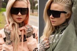 Lazer Face Sunglasses: Black Z87 11 Lazer Face Sunglasses: Black Z87 -Heat Wave Visual blacklazer 1