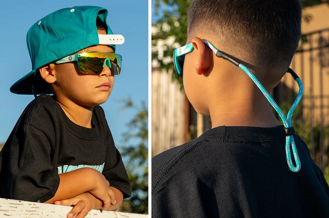 Kids Lazer Face Sunglasses: Brush Kids Lazer Face Sunglasses: Brush -Heat Wave Visual brush 1