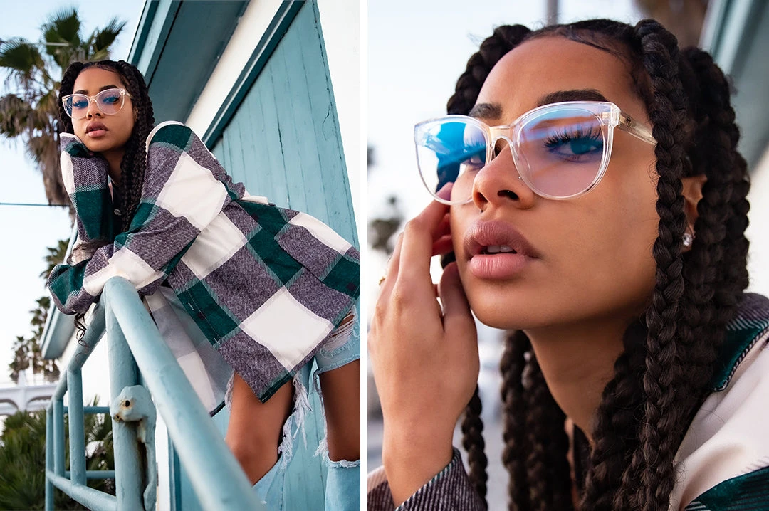 Carat Sunglasses: Clear Sparkle Carat Sunglasses: Clear Sparkle -Heat Wave Visual carat clear sparkle 2