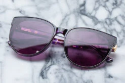 Carat Sunglasses: Velvet Tortoise 11 Carat Sunglasses: Velvet Tortoise -Heat Wave Visual carat skylinepurple purplelen 2s