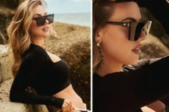 Clarity Sunglasses: BLACK -Heat Wave Visual clarity black jayna