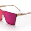 Clarity Sunglasses: Marble -Heat Wave Visual clarity marble render FUSHIA