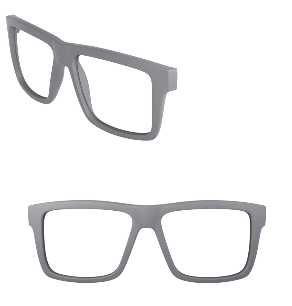 Custom Vise Custom Vise -Heat Wave Visual frame steel grey