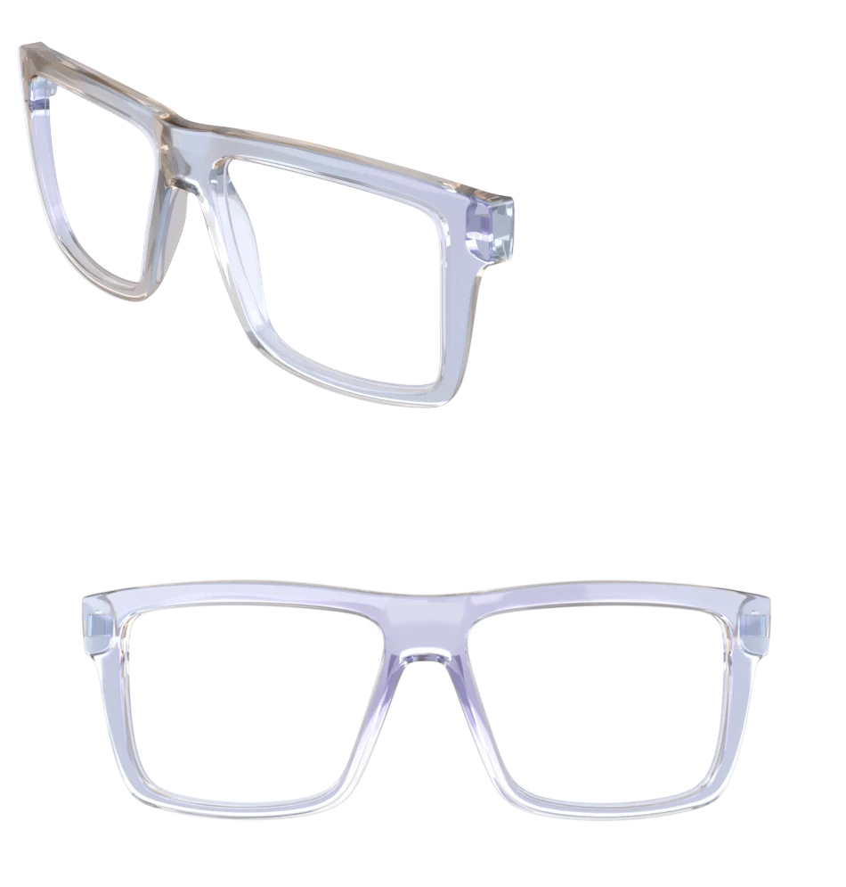 Custom Vise Custom Vise -Heat Wave Visual frame vapor clear 75ca82c3 6d70 4e9c a4ac c7caac47d8c4