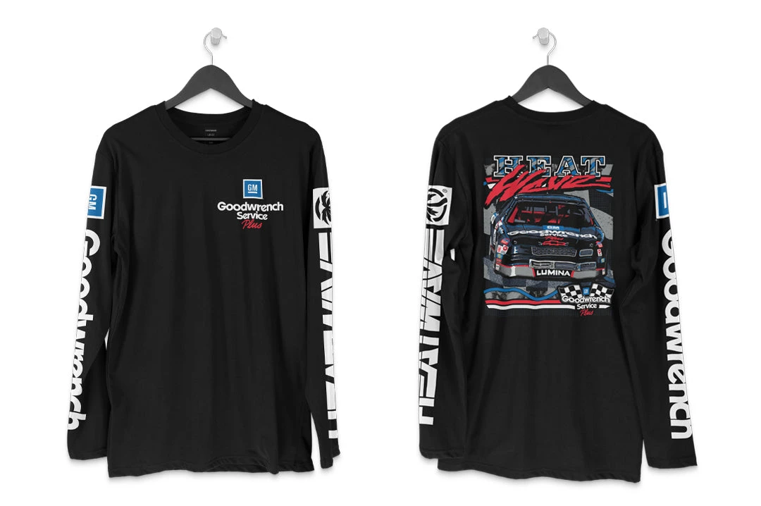 GM Goodwrench X Heat Wave LONG SLEEVE T-Shirt GM Goodwrench X Heat Wave LONG SLEEVE T-Shirt -Heat Wave Visual goodwrench longsleeve 1