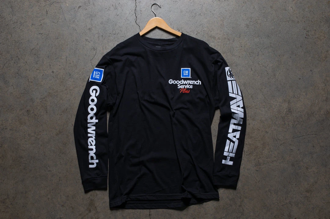 GM Goodwrench X Heat Wave LONG SLEEVE T-Shirt GM Goodwrench X Heat Wave LONG SLEEVE T-Shirt -Heat Wave Visual goodwrench longsleeve 3