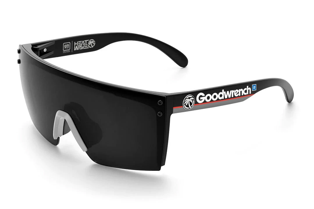 Lazer Face Sunglasses: GM Goodwrench Customs Lazer Face Sunglasses: GM Goodwrench Customs -Heat Wave Visual lazer face BLACK with gray nose