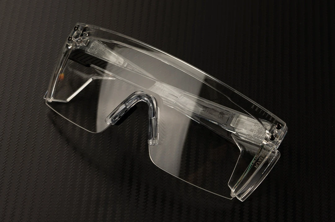 Performance Lazer Face Sunglasses: Anti Fog Clear Lens Z87+ Performance Lazer Face Sunglasses: Anti Fog Clear Lens Z87+ -Heat Wave Visual lazer face clear