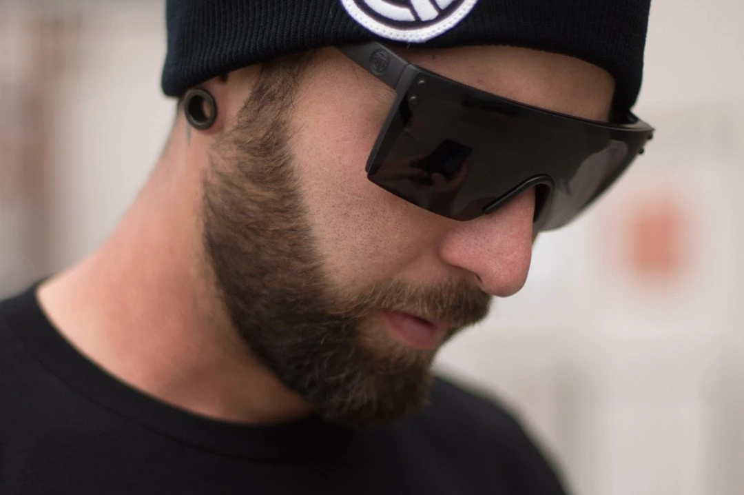 Lazer Face Sunglasses: Black Z87 Lazer Face Sunglasses: Black Z87 -Heat Wave Visual lazer blk