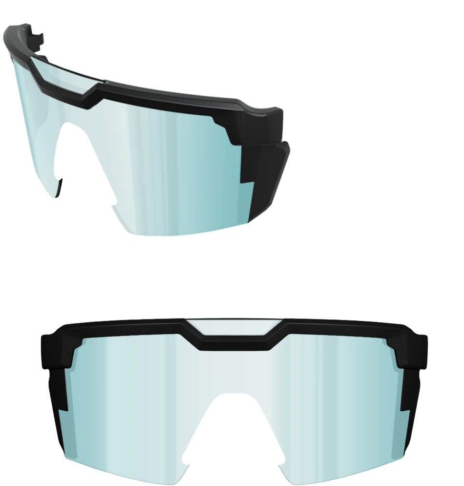 Custom Future Tech Custom Future Tech -Heat Wave Visual lens arctic chome