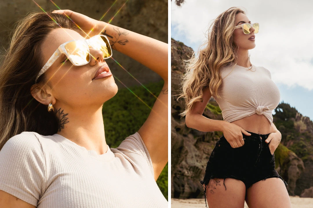 Marylin Sunglasses: PEARL Marylin Sunglasses: PEARL -Heat Wave Visual marylin pearl jayna