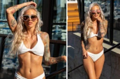 Marylin Sunglasses: Marble 14 Marylin Sunglasses: Marble -Heat Wave Visual marylin marble rose 1