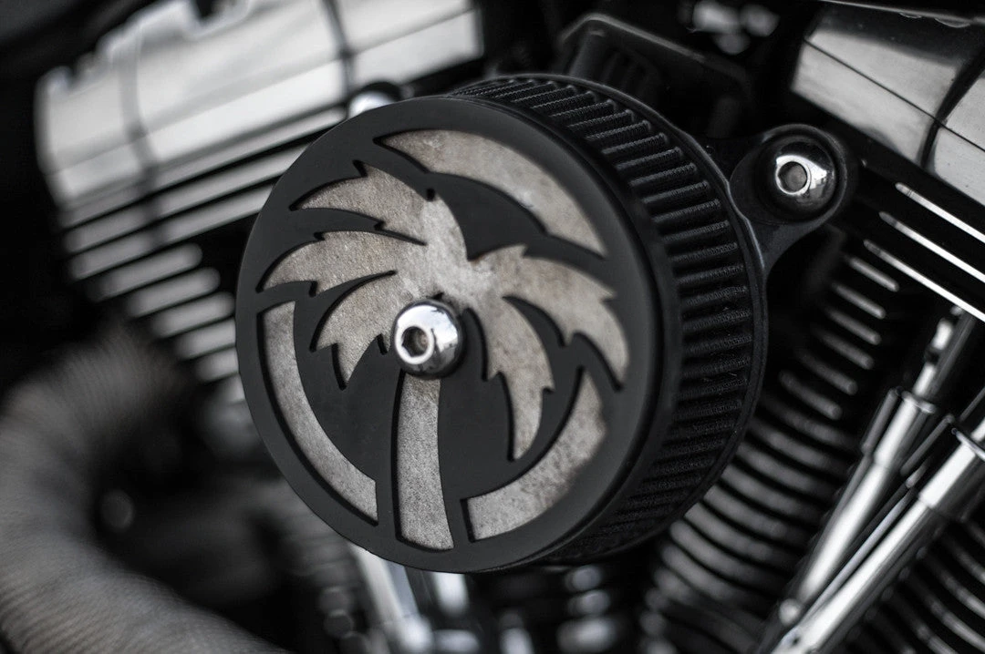 ICON H-D Air Cleaner Cover ICON H-D Air Cleaner Cover -Heat Wave Visual palm cover 2