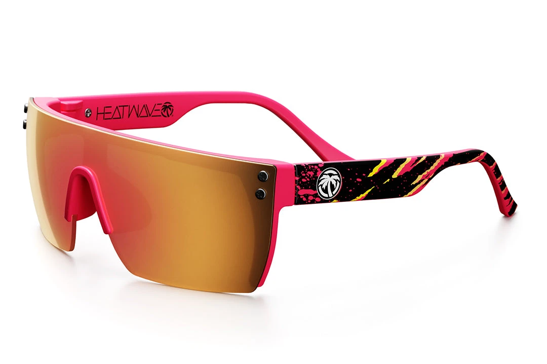 Kids Lazer Face Sunglasses: Pink Waverunner Kids Lazer Face Sunglasses: Pink Waverunner -Heat Wave Visual pinkwave