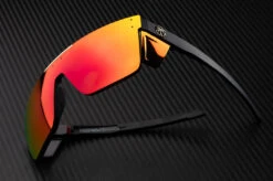 Performance Quatro Sunglasses: Red/Orange Z87+ 5 Performance Quatro Sunglasses: Red/Orange Z87+ -Heat Wave Visual quatrofirestorm
