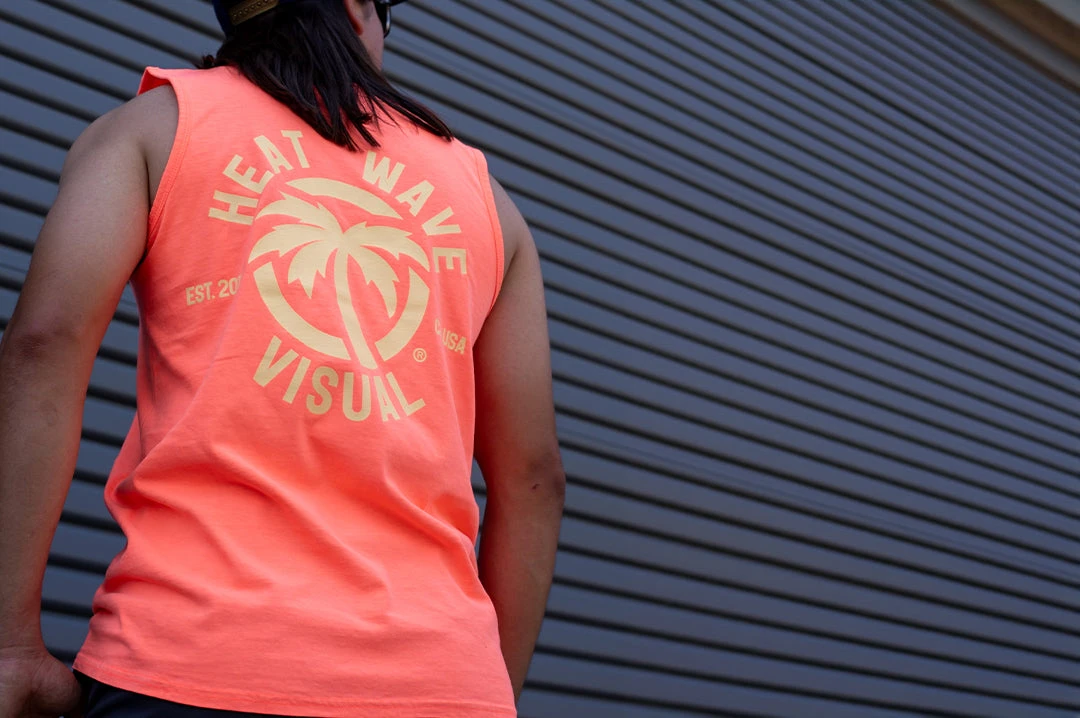 Heat Wave Standard Issue TANK TOP - CORAL Heat Wave Standard Issue TANK TOP - CORAL -Heat Wave Visual standardissuetank