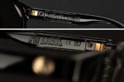 USA VISE Sunglasses: GLOSS BLACK 15 USA VISE Sunglasses: GLOSS BLACK -Heat Wave Visual usa black 4