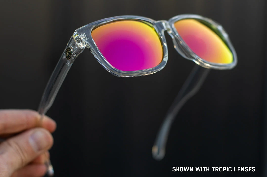Apollo Sunglasses: Vapor Clear Apollo Sunglasses: Vapor Clear -Heat Wave Visual vaporapollotropic