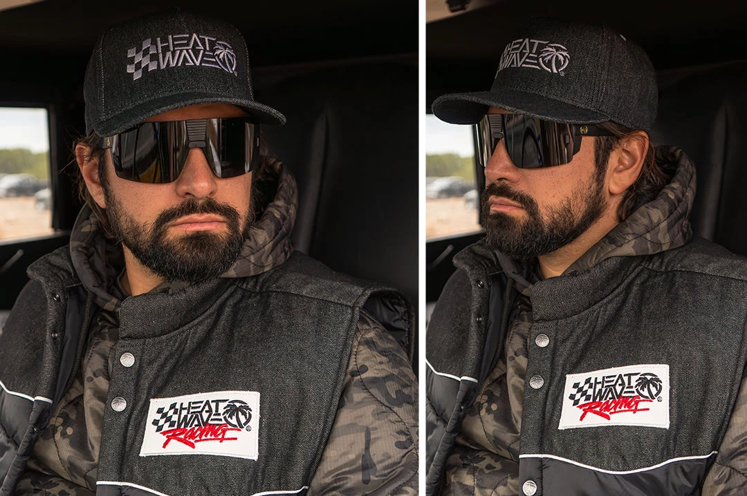 HWV Checker Hat Denim HWV Checker Hat Denim -Heat Wave Visual vest black denim marco 41b5ba16 f040 494a 84f4 183091a59bc0